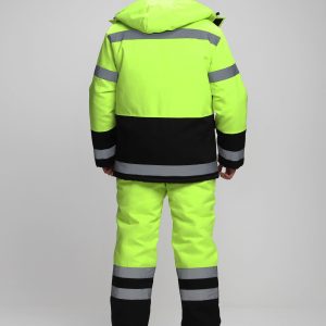 Костюм зимний сигнальный Яркон-2 СОП (тк.Смесовая,210) п/к, лимонный/черный