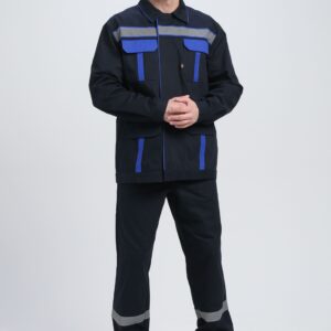 Костюм Итрорис-1 СОП (тк.Саржа,250) брюки, т.синий/васильковый