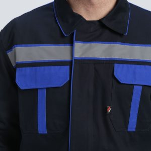 Костюм Итрорис-1 СОП (тк.Саржа,250) брюки, т.синий/васильковый