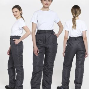 Брюки зимние женские Сакрин (тк.Дюспо,80), т.серый