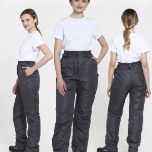 Брюки зимние женские Сакрин (тк.Дюспо,80), т.серый