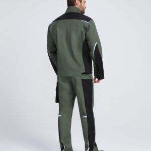 Куртка ProfLineLeader (тк.Хлопок/Спандекс,260), хаки/черный