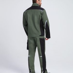 Куртка ProfLineLeader (тк.Хлопок/Спандекс,260), хаки/черный