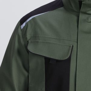 Куртка ProfLineLeader (тк.Хлопок/Спандекс,260), хаки/черный