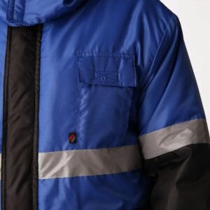 Костюм зимний Мегрес-2 СОП (тк.OxLine,90) п/к, васильковый/черный