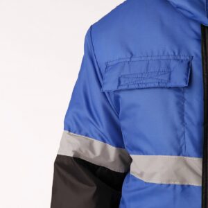 Костюм зимний Мегрес-2 СОП (тк.OxLine,90) п/к, васильковый/черный