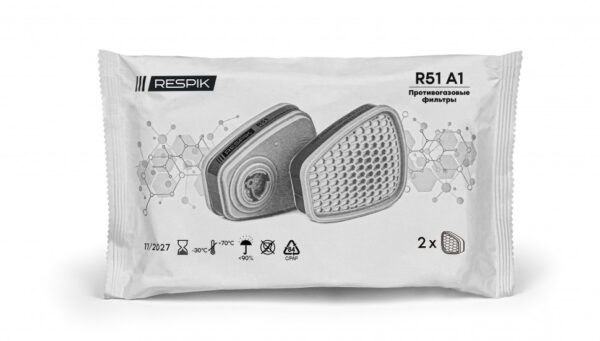 Фильтр противогазовый RESPIK® R51 А1 (2 шт)