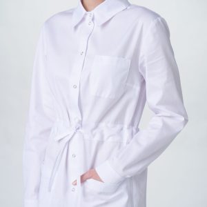 Халат женский Сансара-001 (тк.Смесовая,160) MedLine, белый