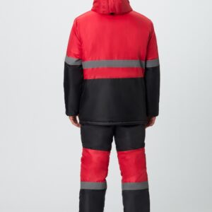 Костюм зимний Мегрес-2 СОП (тк.OxLine,90) п/к, красный/черный