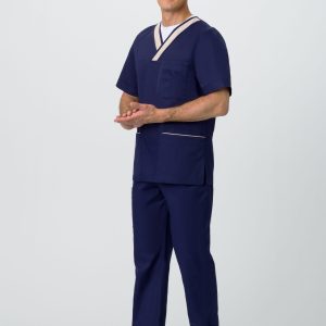 Костюм мужской MedLine Марк (тк.Смесовая,120), т.синий/бежевый