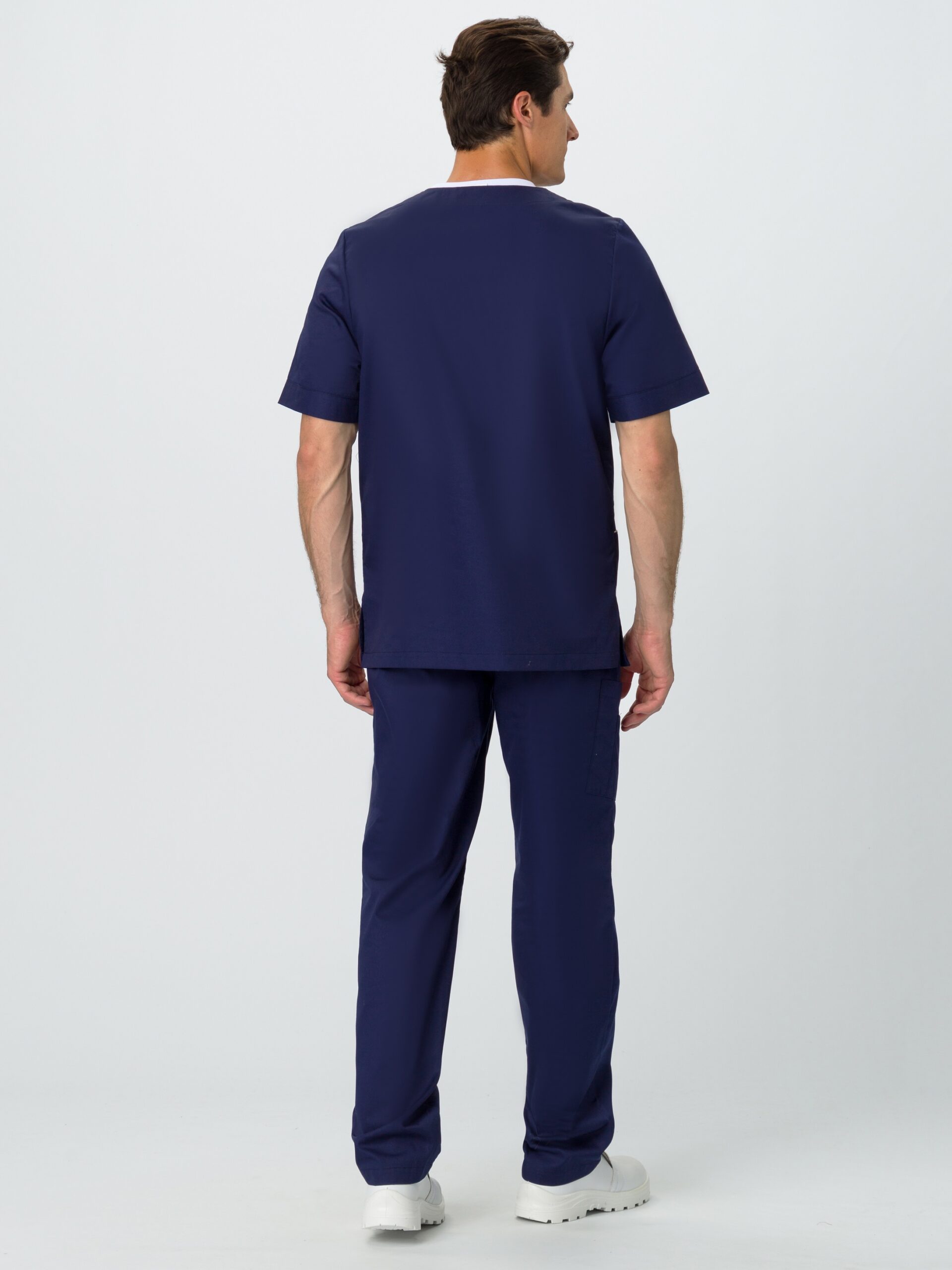 Костюм мужской MedLine Марк (тк.Смесовая,120), т.синий/бежевый