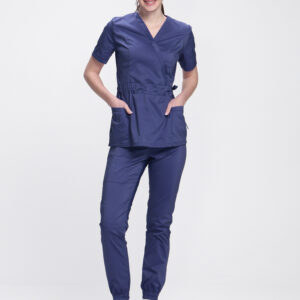 Костюм женский MedLine Оксана (тк.Стрейч,120), т.синий