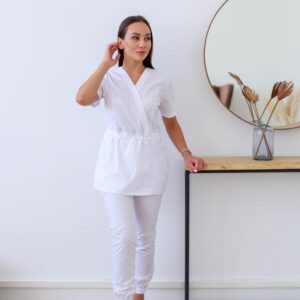 Костюм женский MedLine Оксана (тк.Стрейч,120), т.синий