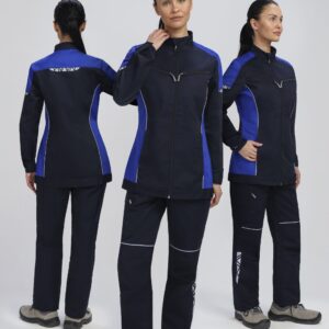 Костюм женский ProfLineSpecialist-2 (тк.Смесовая,240) п/к, т.синий/васильковый