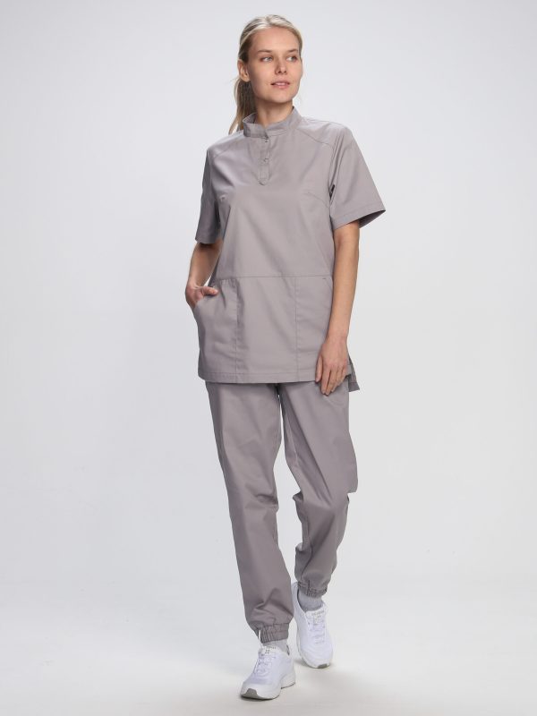 Костюм женский MedLine Ева (тк.Смесовая,145), св.серый