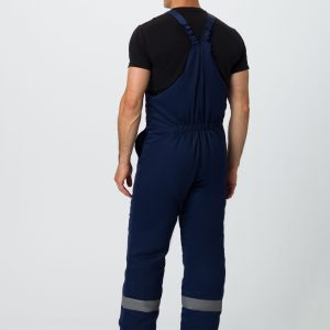 Костюм зимний на пуговицах Квайл-2 СОП (тк.Смесовая,210) п/к, т.синий/оранжевый-2