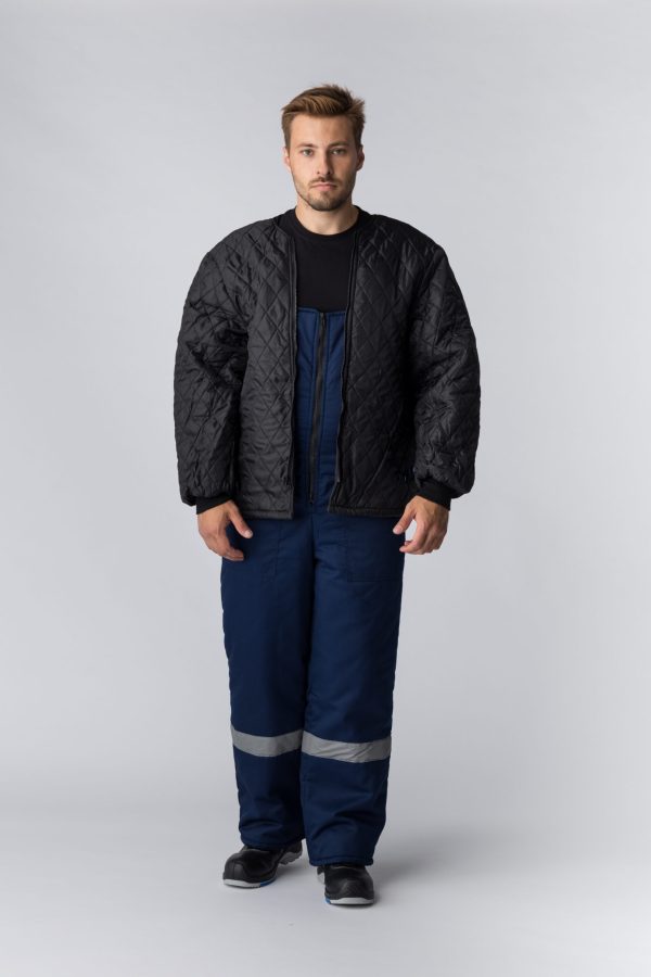 Костюм зимний Баррик-2 СОП К. (тк.Таслан,135) п/к, т.синий/васильковый