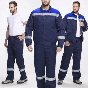 Костюм Лигор-1 СОП (тк.Смесовая,210) брюки, т.синий/васильковый