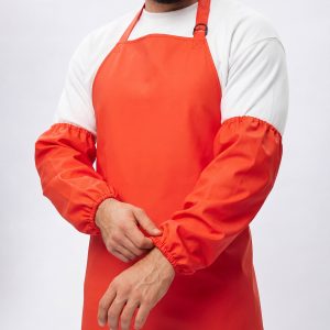 Нарукавники влагозащитные для рыбаков ProfLineSpecialist (ПВХ,550), оранжевый