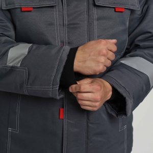 Костюм зимний Флофт-2 СОП (тк.Смесовая,210) п/к, т.серый/св.серый
